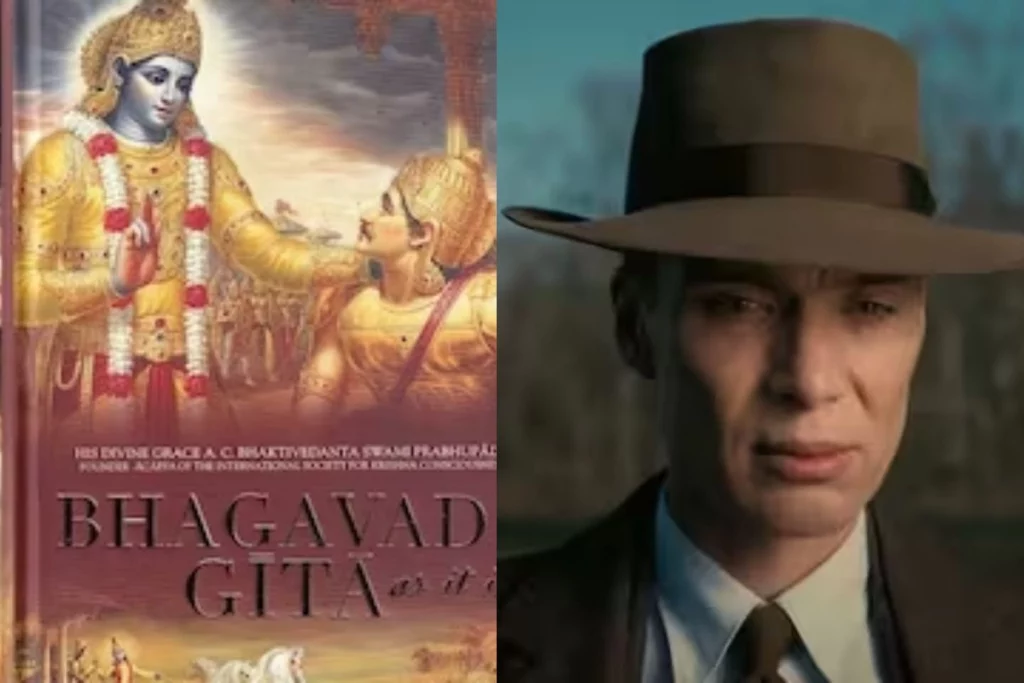 The objectionable scene depicted in Oppenheimer was accused of desecrating the 'Bhagavad Gita'