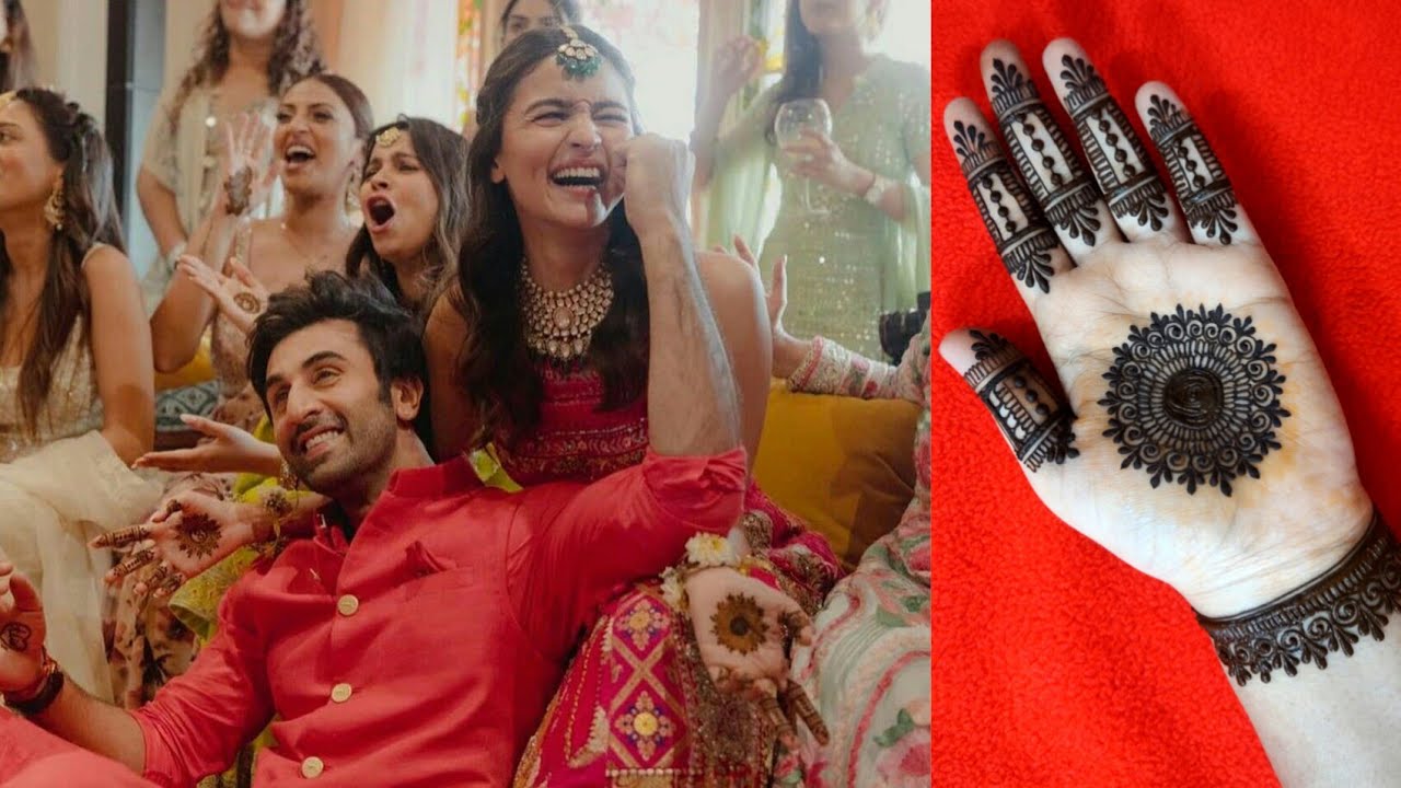 Alia Bhatt also likes special mandala mehndi designs to decorate on Rakshabandhan