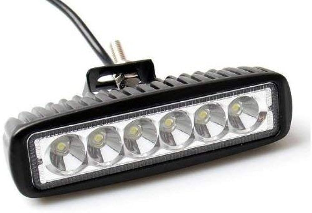 Bike LED Focus Beam Fog Light 6 LED 3D Lens Lambi Light Off-Roading For All Bikes And Car Light, Multicolor : Amazon.in: Car & Motorbike