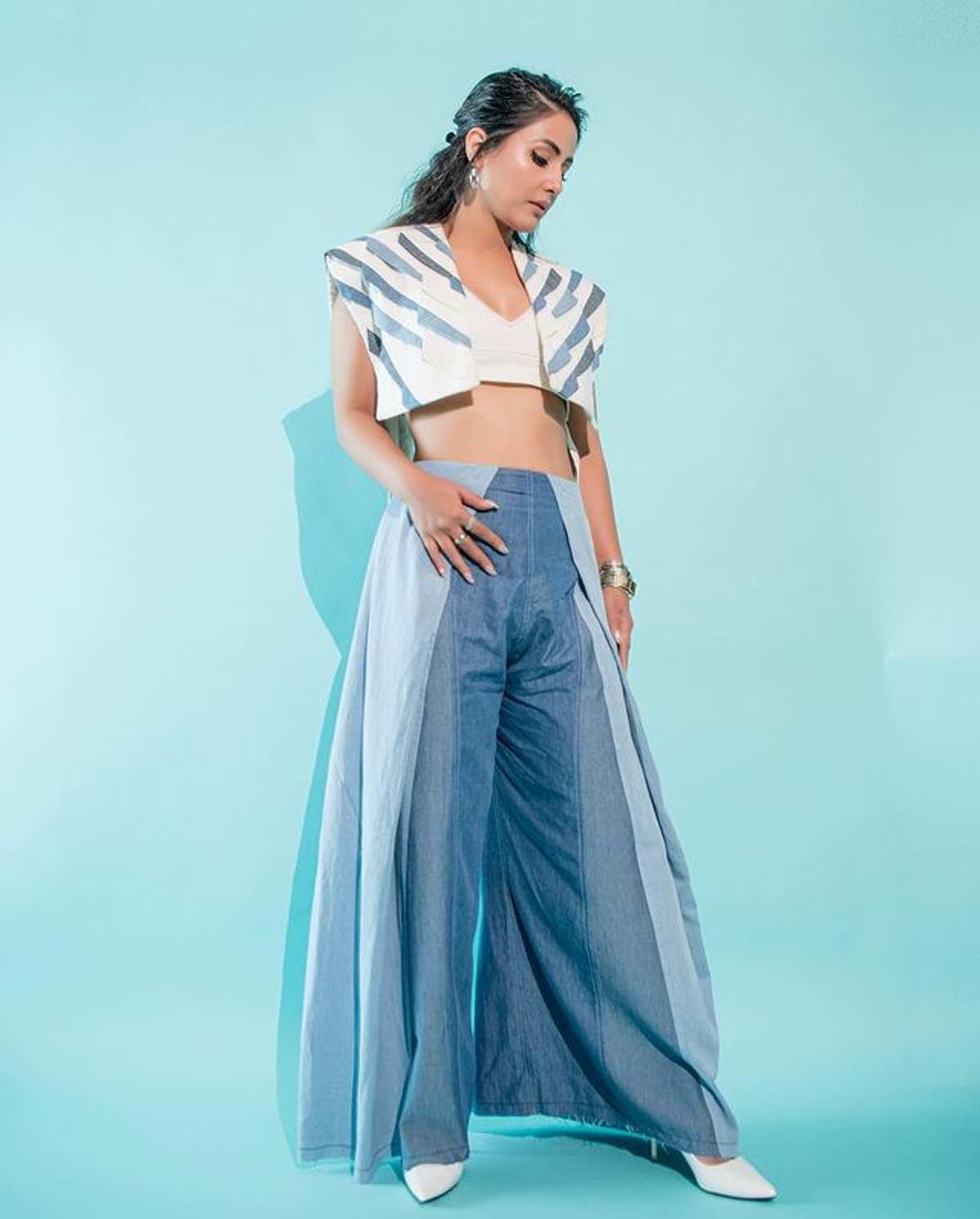 Style these outfits with silver jewelry to look gorgeous