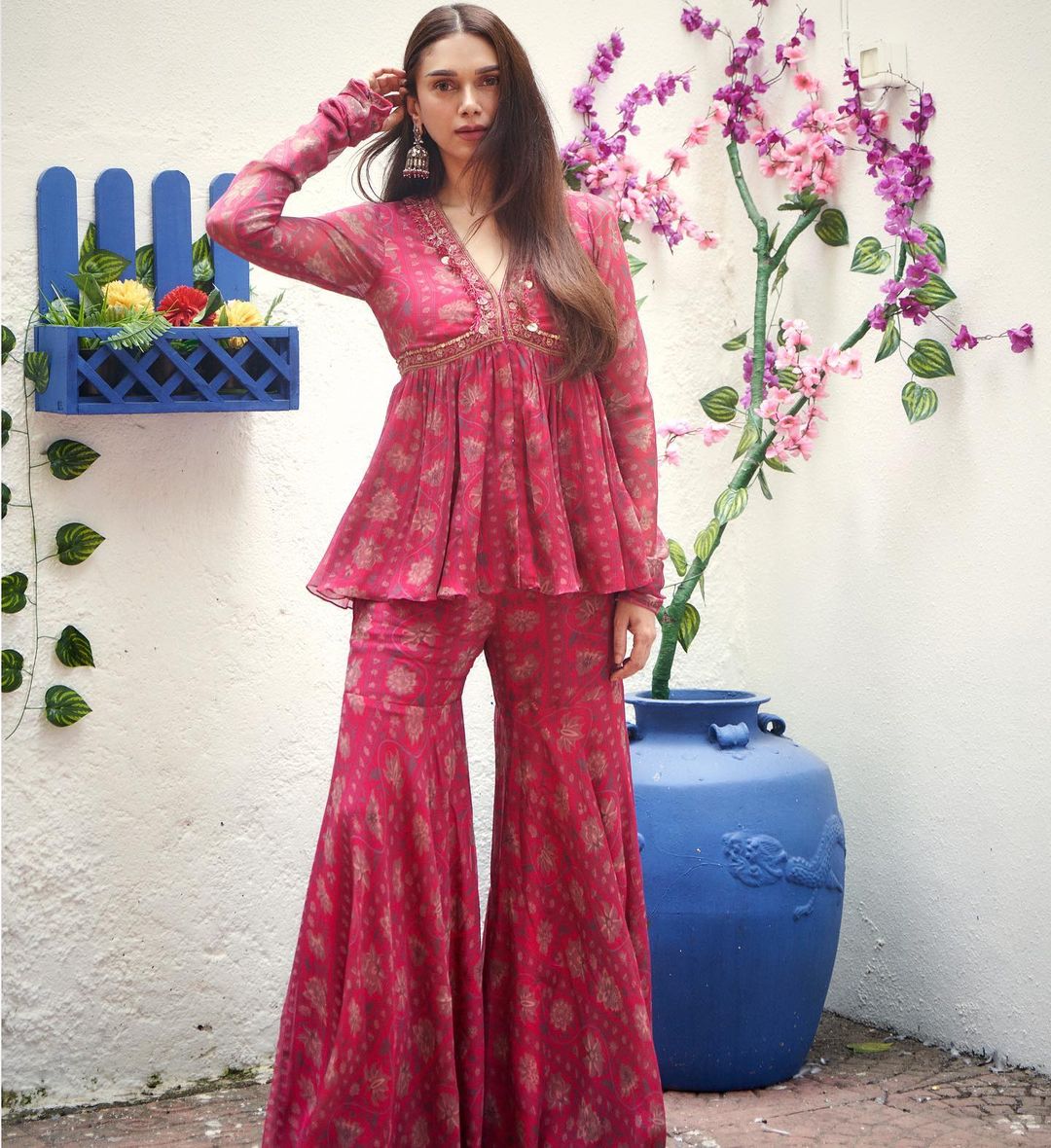 Keep these things in mind while sewing sharara to look taller, it is very special for people with short height.