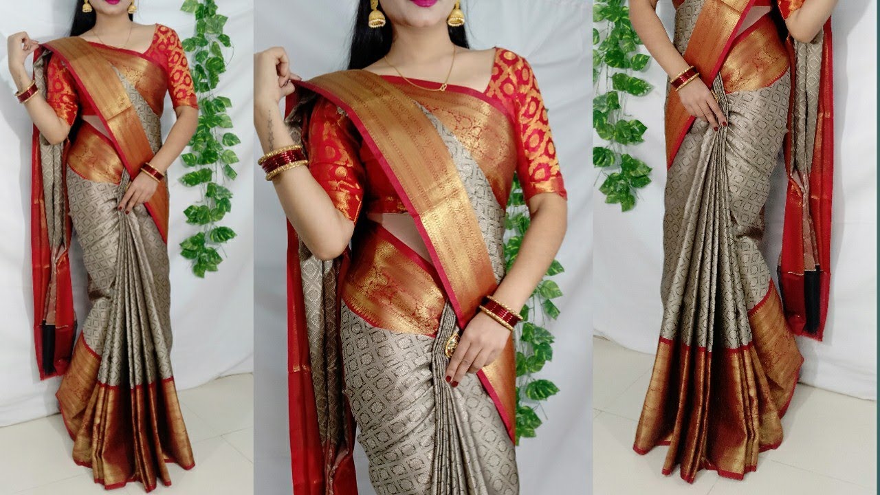 Follow these 5 tips while wearing a kajivaram saree, get a gorgeous look, and don't slip.