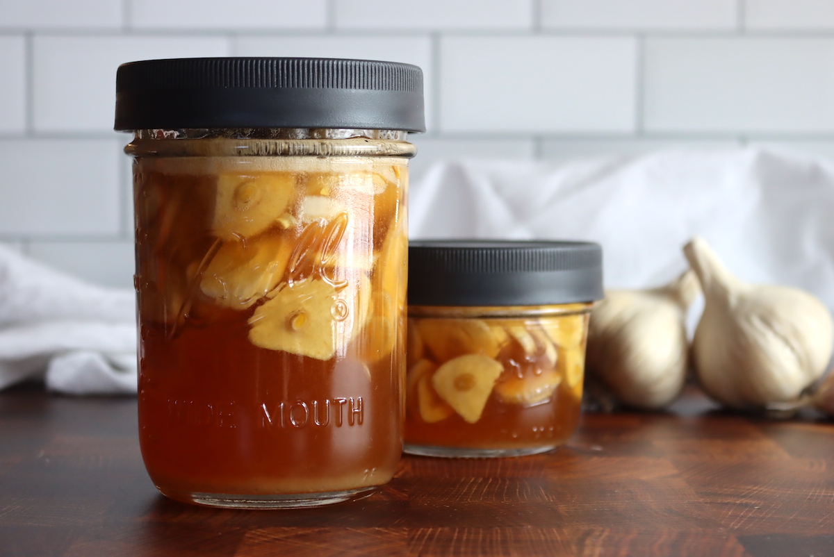 Fermented Garlic Honey