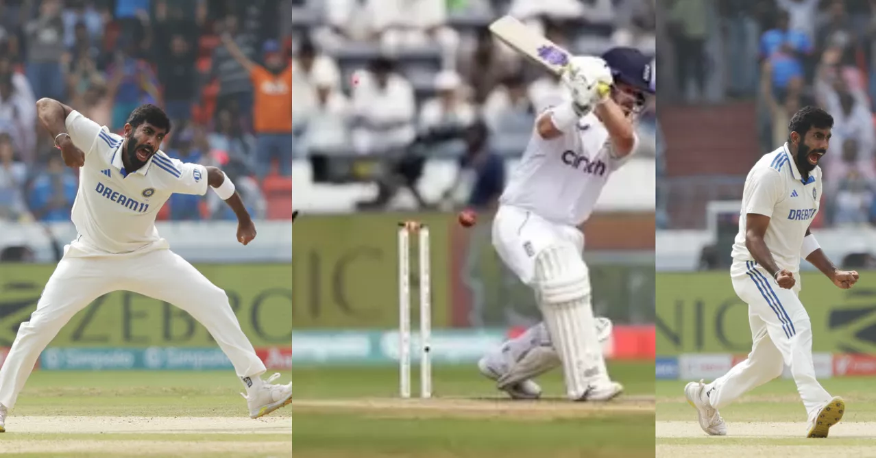 English batsman's wicket fell from Bumrah's ball, the stump fell to the wicketkeeper