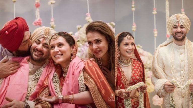 Sunny and Bobby Deol attended their niece's wedding, the entire Deol family was seen engaged in the celebration.