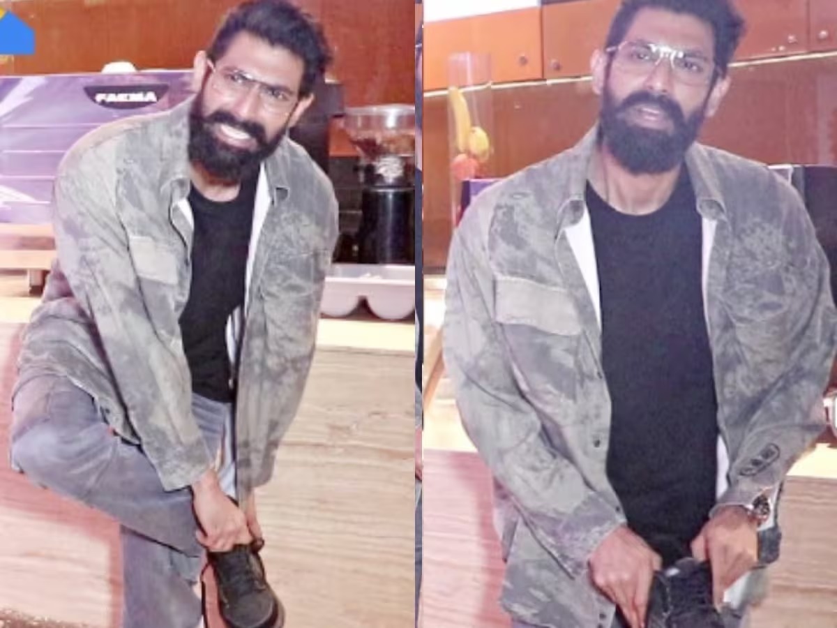 Seeing the poster of 'Hanuman', Rana Daggubati took off his shoes, people said - this is the real Hindu