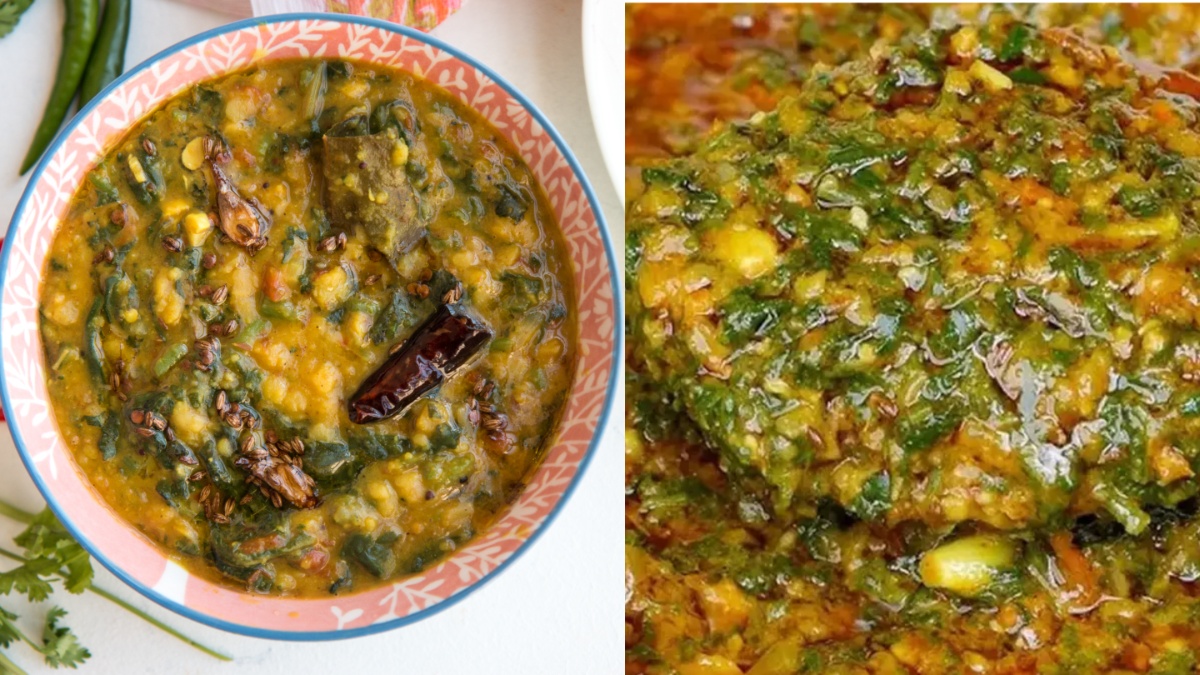 Make Sindhi style spinach sabji, ready in minutes