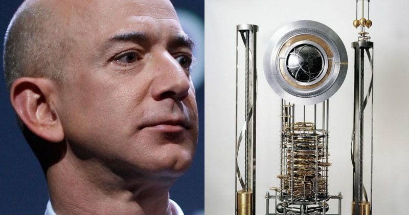 Bored Jeff Bezos Is Building A 500 Feet Tall Weird Looking Clock That Will  Run For 10,000 Years