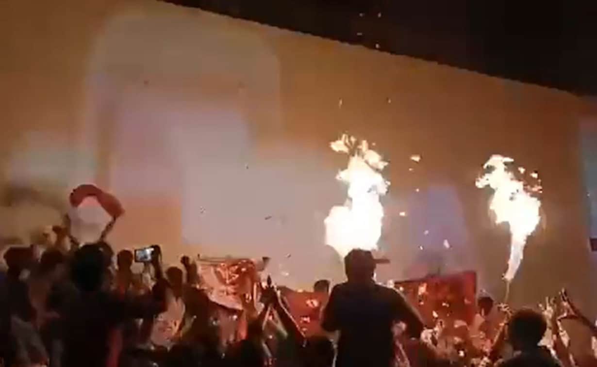 Pawan Kalyan's fans went berserk, set fire inside the theater and rioted.